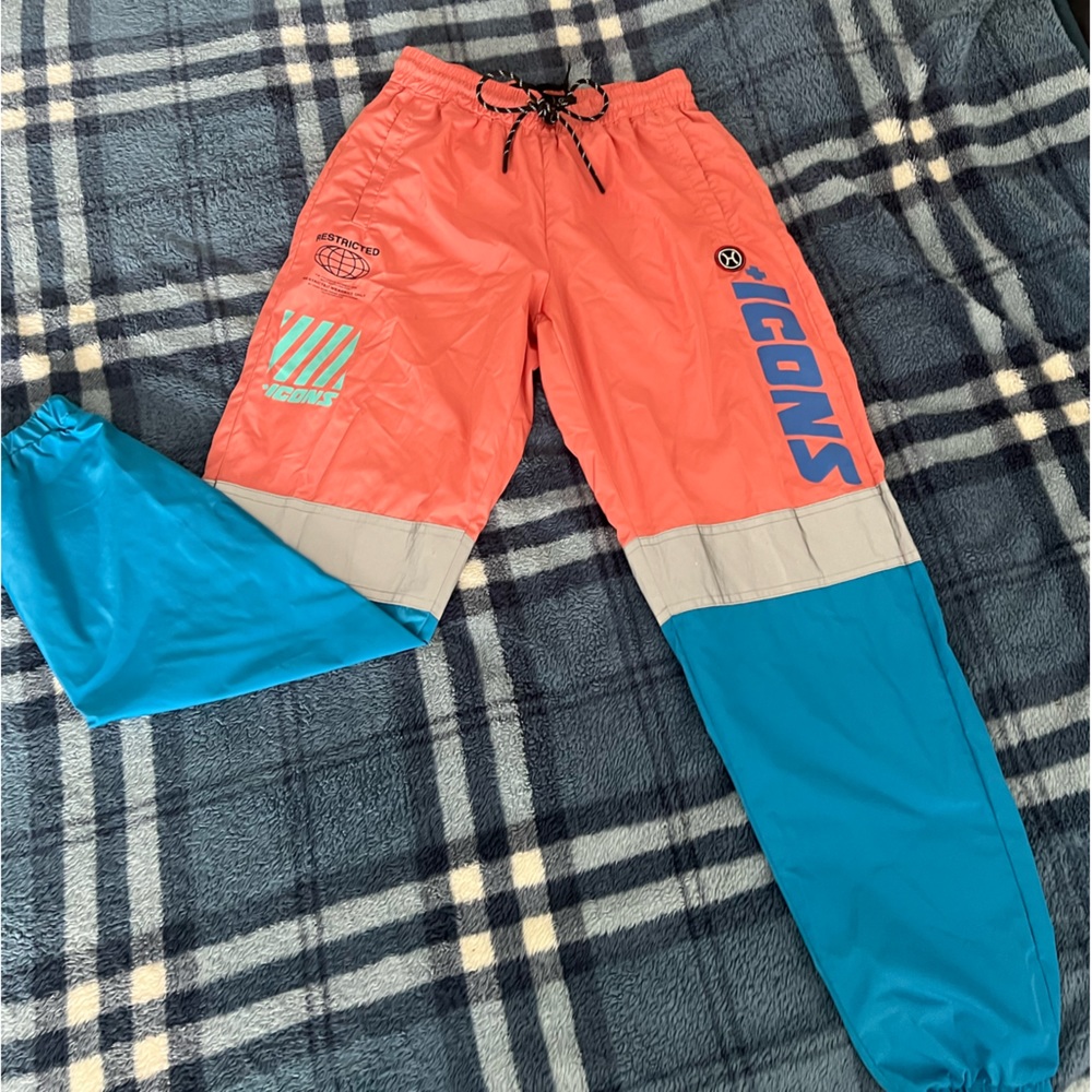 Hudson Outwear Small Pants/Activewear/Joggers Pink/Blue